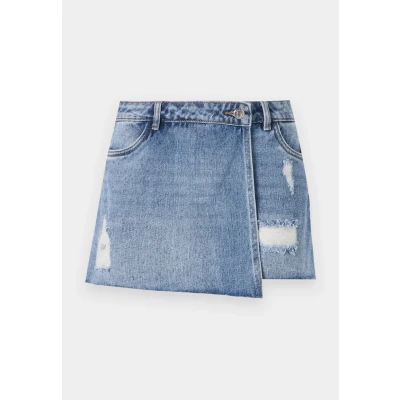 Image of ONLY Onltexas LIFE denim skirt, Women&#039;s, Size: XS, Light blue
