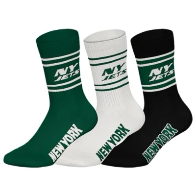Image of NFL Unisex Ny Jets 3pk Crew socks Sports (pack of 3)
