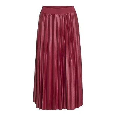 Image of VILA Vinitban NOOS Aline skirt, Women&#039;s, Size: Small, Beet red