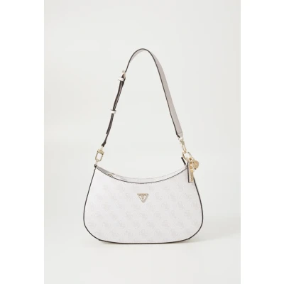 Image of Guess Noelle II TOP ZIP Shoulder BAG Handbag, Women&#039;s, Size: One Size, White logo