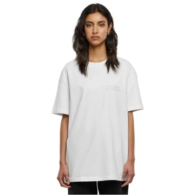 Image of Mister Tee Numbers Boyfriend Print Tshirt, Women&#039;s, Size: XS, White