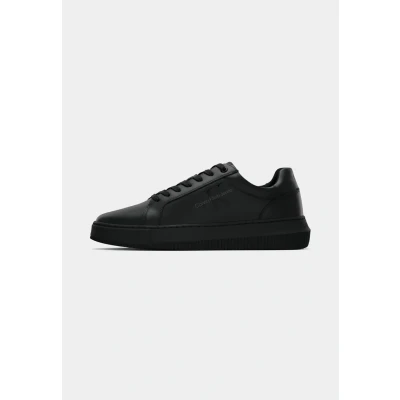 Image of Calvin Klein Jeans Chunky Cupsole Trainers, Men&#039;s, Size: 9, Triple black Leather