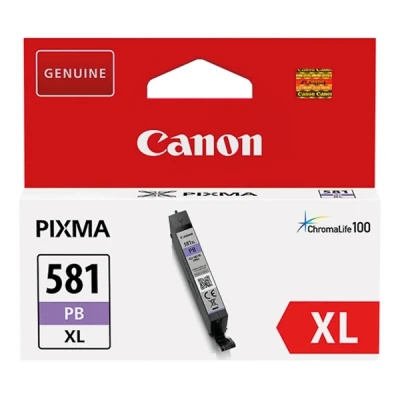 Image of PIXMA TS8252 Canon CLI 581PB XL pigment blue high capacity ink cartridge (original Canon)