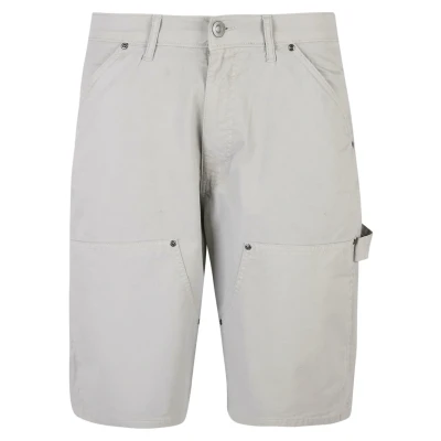 Image of Urban Classics Double KNEE Carpenter Shorts, Men&#039;s, Size: 44x32, Lightasphalt