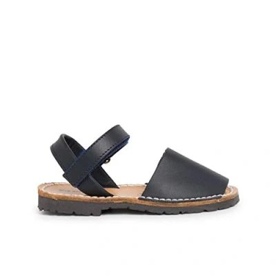Image of Pisamonas Avarcas Sandals for kids, Size: 2, Azul marino Leather