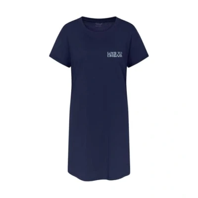 Image of Triumph Women&#039;s Nightdresses NDK X Nightgown, New Navy, 22