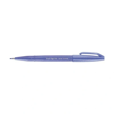 Image of Pentel Brush Sign Pen Blue/Violet