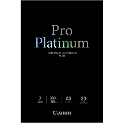 Image of Canon Photo Paper Pro Platinum **20 Sheets**, 2768B017 (**20 Sheets**)