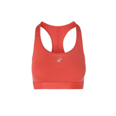 Image of Asics ROAD Compression Bustier, Women&#039;s, Size: Large, Coral reef