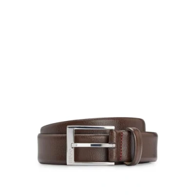 Image of HUGO Gellot Belt, Men&#039;s, Size: 34, Dark brown