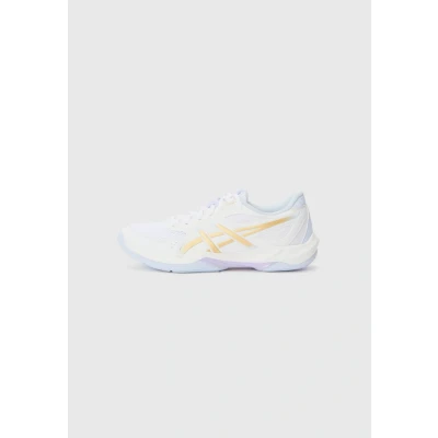 Image of Asics GEL Rocket 12 Volleyball shoes, Women&#039;s, Size: 6.5, White/champagne shoes