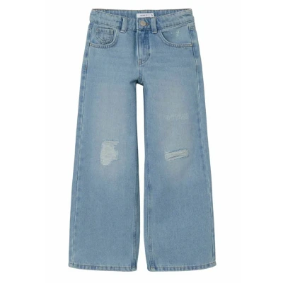 Image of Name it Flared Jeans for kids, Size: 9y, Light blue denim