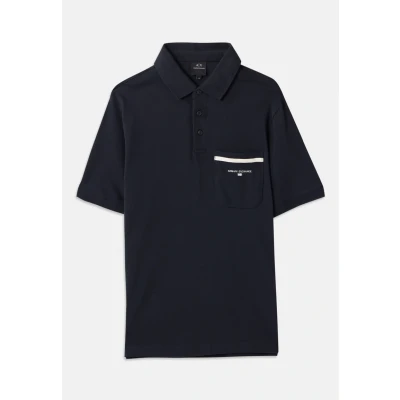 Image of Armani Exchange Polo shirt, Men&#039;s, Size: XL, Deep navy