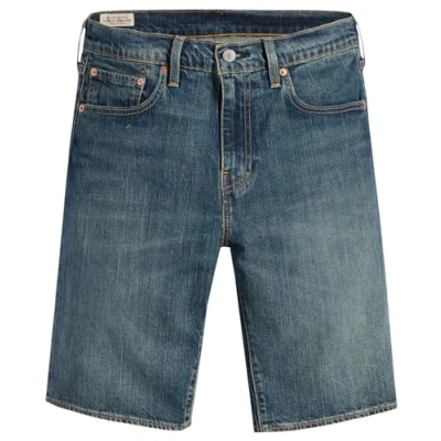 Image of Levi&#039;s 405 Standard Denim shorts, Men&#039;s, Size: 33, Dark blue denim/blue