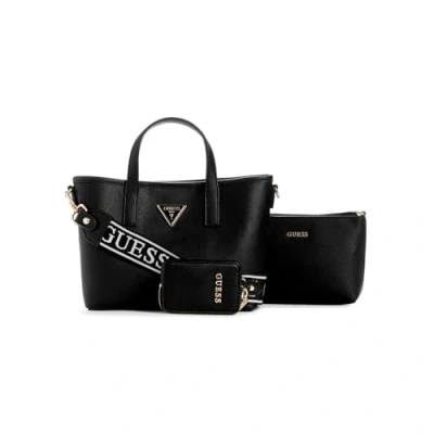 Image of Guess Latona MINI TOTE SET Across body bag, Women&#039;s, Size: One Size, Black