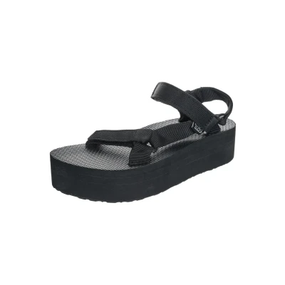 Image of Teva Flatform Universal Womens Walking sandals, Women&#039;s, Size: 8.5, Black Textile