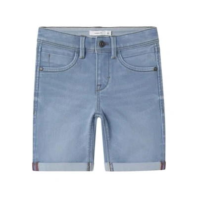 Image of NAME IT Boy&#039;s Shorts, Light Blue Denim, 134