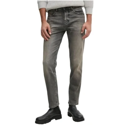 Image of BOSS Maine Straight leg jeans, Men&#039;s, Size: 32x32, Dark grey