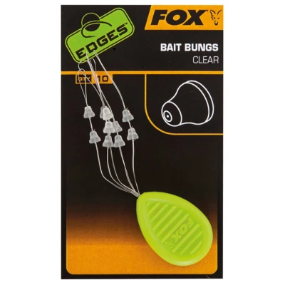 Image of Fox Bait Bungs &#039;Clear&#039; Boiliestoppers