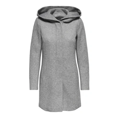 Image of ONLY Onlsedona OTW NOOS Short coat, Women&#039;s, Size: Medium, Light grey melange