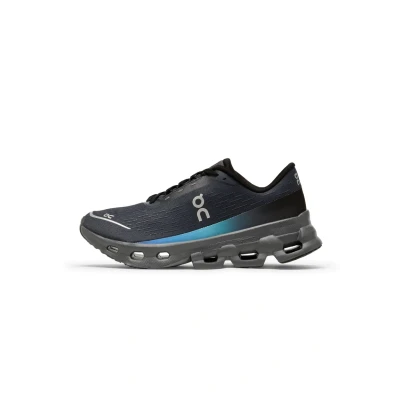 Image of On Cloudspark Stabilty running shoes Black blueberry, Women&#039;s, Size: 3.5, blueberry Polyester