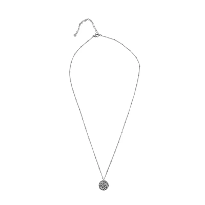 Image of Akitsune Luminous Necklace, Women&#039;s, Size: One Size, Silver coloured