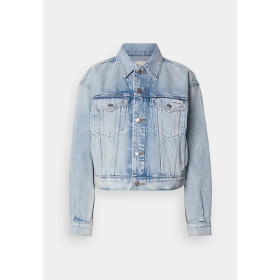 Image of Calvin Klein Jeans 90S Trucker Denim jacket, Women&#039;s, Size: XS, Lafayette
