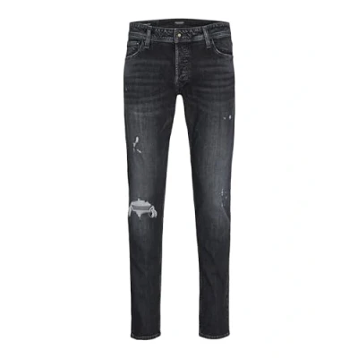 Image of JACK &amp; JONES Men&#039;s Jean Pants, Grey Denim, 28W / 32L
