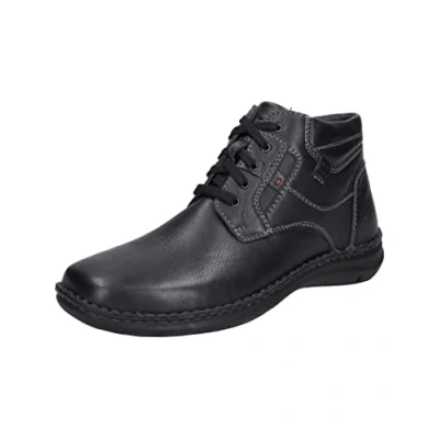 Image of Josef Seibel Laceup ankle boots, Men&#039;s, Size: 9, Schwarz Leather