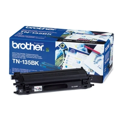 Image of Brother TN135BK Black original toner cartridge for DCP 9040, 9042, 9045, HL 4040, 4050, 4070, MFC 9420, 9440, 9450, 9840