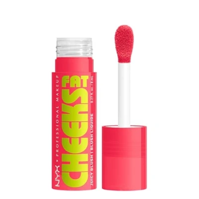 Image of NYX Professional Makeup Fat Cheeks Juicy Blush, Liquid up to 12H Wear, Product Does Not Fade (various shades) 8ml Bouncin&#039; Berry