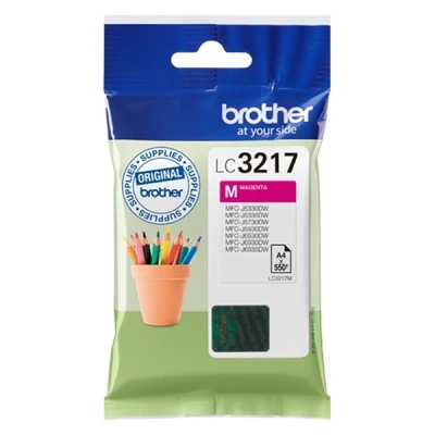 Image of Brother lc3217 inkt magenta lc 3217m, capaciteit: 550 LC3217M