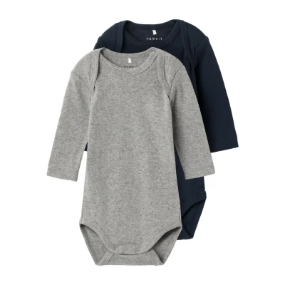 Image of Name it Unisex 2 PACK Body for kids, Size: 1 2m, Dark sapphire