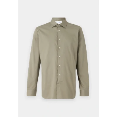 Image of Selected Homme Slhslim Performance Shirt, Men&#039;s, Size: Small, Vetiver