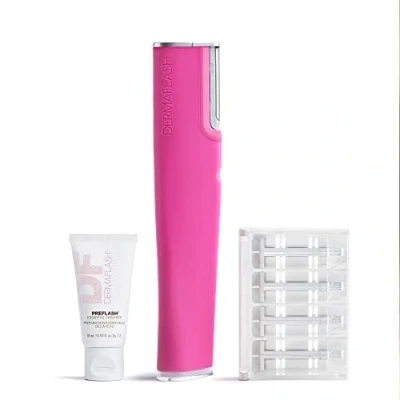 Image of DERMAFLASH Luxe+ Advanced Sonic Dermaplaning and Peach Fuzz Removal (Various Colours) Pop Pink