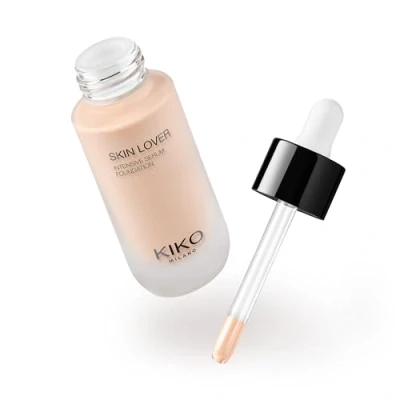 Image of KIKO Milano Skin Lover Intensive Serum Foundation 28ml (Various Shades) 1.5 Warm Gold