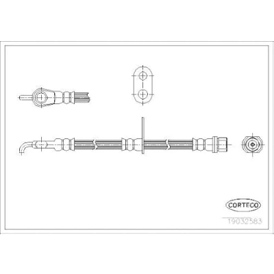 Image of Brake Hose CORTECO 19032583