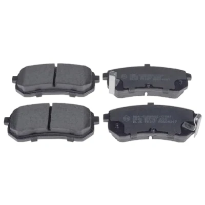 Image of brake Pad Set, disc BLUE PRINT ADG04267