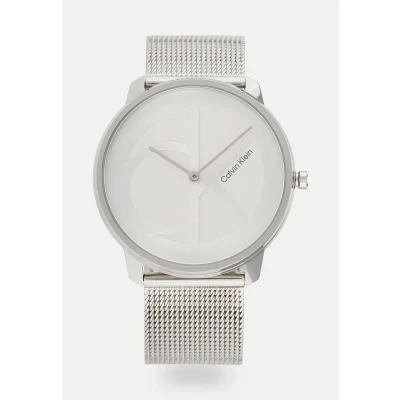 Image of Calvin Klein Iconic MESH Unisex Watch silvercoloured, Size: One Size, Silver coloured