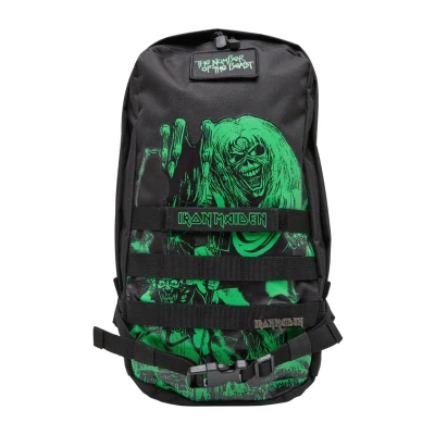 Image of Brandit Unisex Backpack Iron Maiden US Cooper Daypack NOTB, Black, One Size