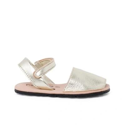 Image of Pisamonas Menorquinas Barefoot Sandals for kids, Size: 320, Oro shoes