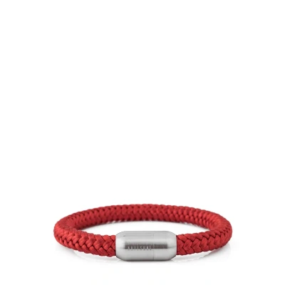 Image of Akitsune Portus Segeltau Bracelet, Men&#039;s, Size: 7,09&#039;&#039;, Rot