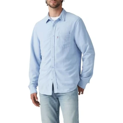 Image of Levi&#039;s Sunset Pocket Standard Shirt, Men&#039;s, Size: Medium, Blue