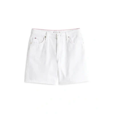 Image of Tommy Hilfiger Women&#039;s DNM Straight Short RW White WW0WW45924, (Th Optic White), 30