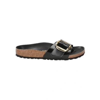 Image of Birkenstock Madrid BIG Bickle Mules, Women&#039;s, Size: 5.5, Schwarz Leather