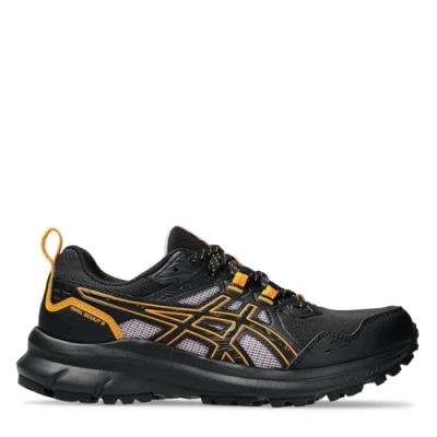 Image of Asics Trail Scout 3 running shoes, Women&#039;s, Size: 4.5, Black/light ube Imitation leather/ textile
