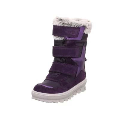 Image of Superfit Flavia Winter boots for kids, Size: 2.5/3, Lila Leather and textile