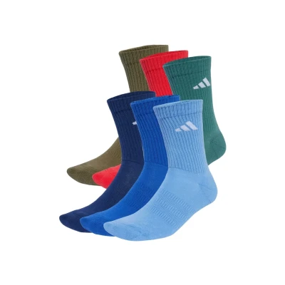 Image of adidas Unisex Cushioned Crew SOCKS 6 Pair Pack (pack of 1)