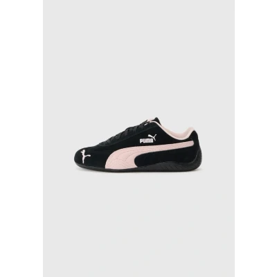 Image of Puma Speedcat OG Unisex Trainers, Size: 3.5, Black/mauve mist Suede