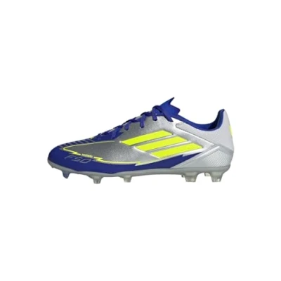 Image of adidas Performance Messi F50 League Moulded stud football boots, Men&#039;s, Size: 65, Flash aqua/lucid pink/lucid cyan shoes